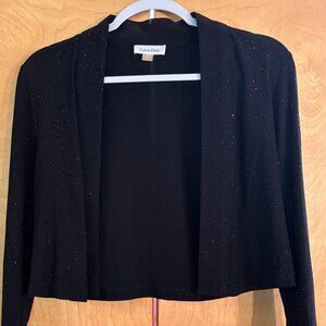 Calvin Klein Women's 3/4 Sleeve Shimmer Shrug Size M